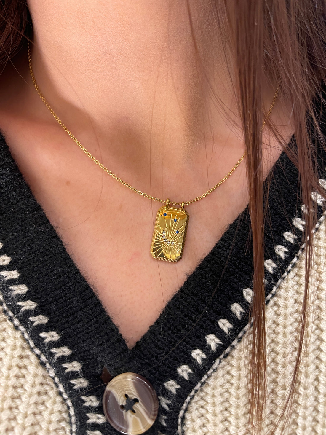 Enamel Tarot Necklace